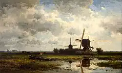 W. Roelofs, In 't Gein, c. 1860, oil-painting, in Teylers Museum