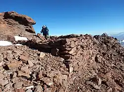 Incan platform at 6045 m altitude