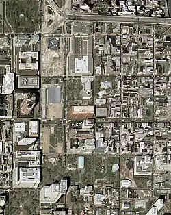 Independence Mall in 2002, during reconstruction