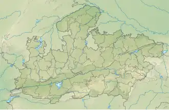 Chanderi is located in Madhya Pradesh