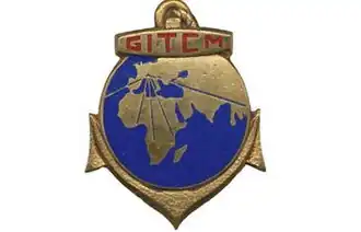 Insignia of the instruction groupment of troupes coloniales in metropole (G.I.T.C.Métro).