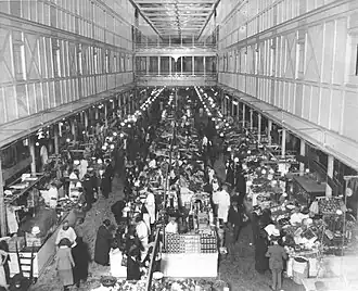 Interior of Center Market in 1923