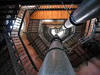 Interior staircase of the High Bridge Water Tower