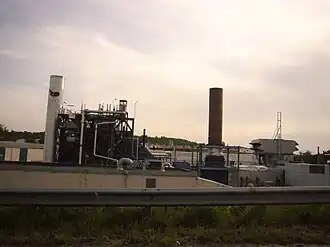 The International Paper factory, in Saillat-sur-Vienne