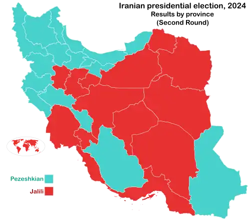 Winner by province