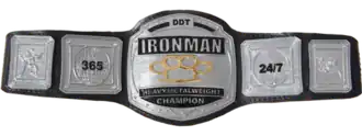 The Ironman Heavymetalweight Championship belt (2025–present)