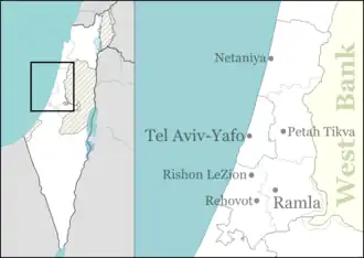 Palmachim Airbase is located in Central Israel
