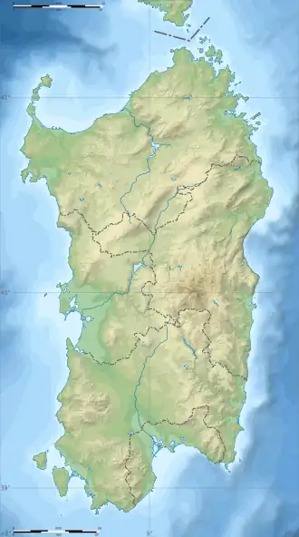 Tharros is located in Sardinia