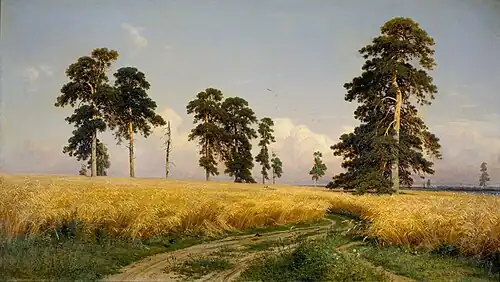 Ivan Shishkin, A Rye Field (1878)
