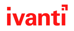 Ivanti logo (wordmark) in red