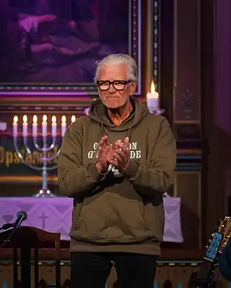 Kleive after a church concert with Knut Reiersrud, June 2025