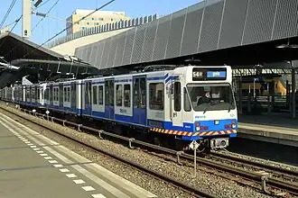 A former BN S1/S2 series train in Amsterdam Bijlmer ArenA station