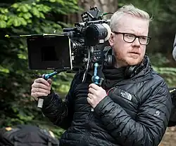 Jim Field Smith on the set of STAG (BBC, 2016)