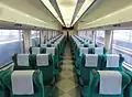 Interior view of Super Hakuchō KuHa 784-300, August 2011