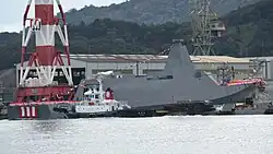 JS Kumano at Mitsui shipyard, Tamano on 19 November 2020.