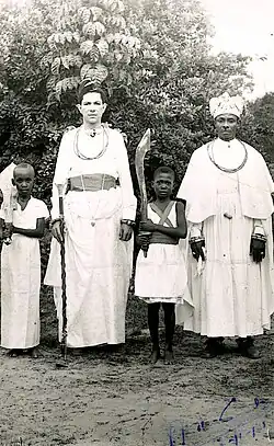 Chief Arthur Prest and the Olu of Warri