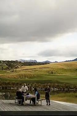 Jack's Point and the manmade Lake Tewa