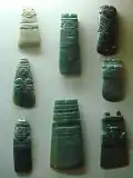Jade artifacts from Nicoya