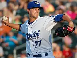 Jake Odorizzi with the Omaha Storm Chasers in 2012