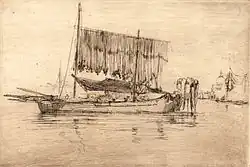Fishing Boat 1879–1880 etching on laid paper
