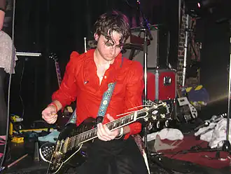 James Huggins performing in Amiens, on May 26, 2007.