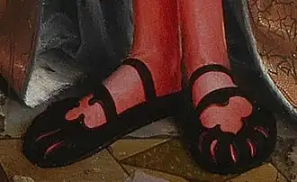 German bear-claw shoe, c. 1505