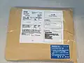A Japan mail labeled as "small packets"