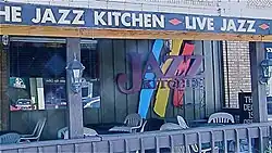 Store front of the Jazz Kitchen