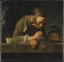 Jean-Baptiste-Siméon Chardin, Soap Bubbles (c. 1734)