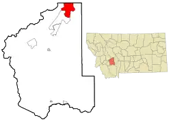 Location of Montana City, Montana