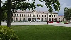 Street facade of the station building
