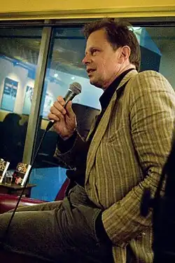 Joe Boyd at the presentation of his book "White Bicycles" in the Ancienne Belgique Café in Brussels, Belgium.