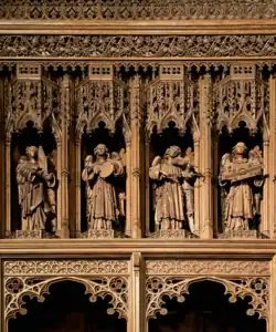 Angel carvings at Unity Church North Easton, MA