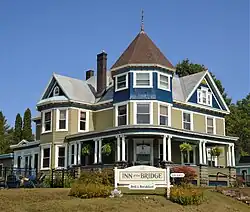 The John A Willard House, now a bed & breakfast, was built in 1903 (NHD)