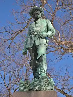 John Lyman Chatfield (unveiled 1887), Riverside Cemetery, Waterbury, Connecticut