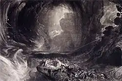 The Evening of the Deluge (1828). Mezzotint and engraving, 59.7 x 81.7&nbsp;cm. Victoria and Albert Museum, London