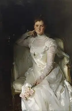 John Singer Sargent, Mrs. Sarah Montgomery Sears (1899), 147.6 x 96.8 cm