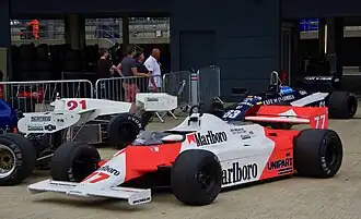 McLaren MP4 (MP4/1), competed in the 1981 Formula One season