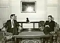 Josip Vrhovec and Nicolae Ceaușescu