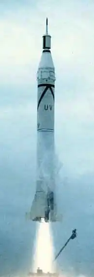 Juno I RS-26 UV launching Explorer 2