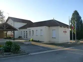 The town hall in Jussas