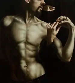 Recuerdos de la Alhambra (2015), oil on canvas, 132 x 128&nbsp;cm