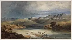 Karl Bodmer, White Castles on the Missouri, 1833