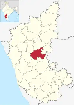 Location in Karnataka