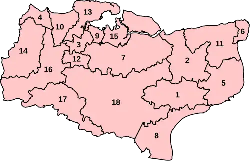 2024-present constituencies in Kent