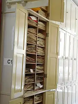 Kew Herbarium, storage in the old wing