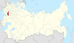 Location in the Russian Empire