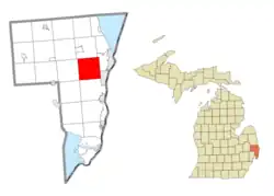 Location within St. Clair County
