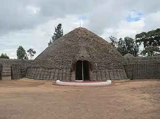 The ancient King's Palace in Nyanza