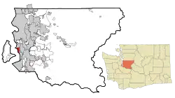 Location of Normandy Park, Washington